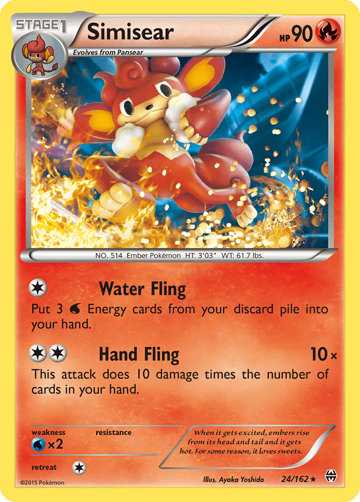 Simisear (24/162) [XY: BREAKthrough] Pokemon Single Pokémon  | Multizone: Comics And Games