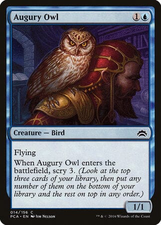 Augury Owl [Planechase Anthology] MTG Single Magic: The Gathering  | Multizone: Comics And Games
