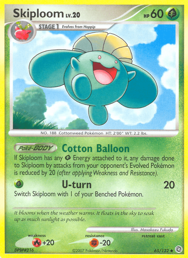 Skiploom (65/132) [Diamond & Pearl: Secret Wonders] Pokemon Single Pokémon  | Multizone: Comics And Games