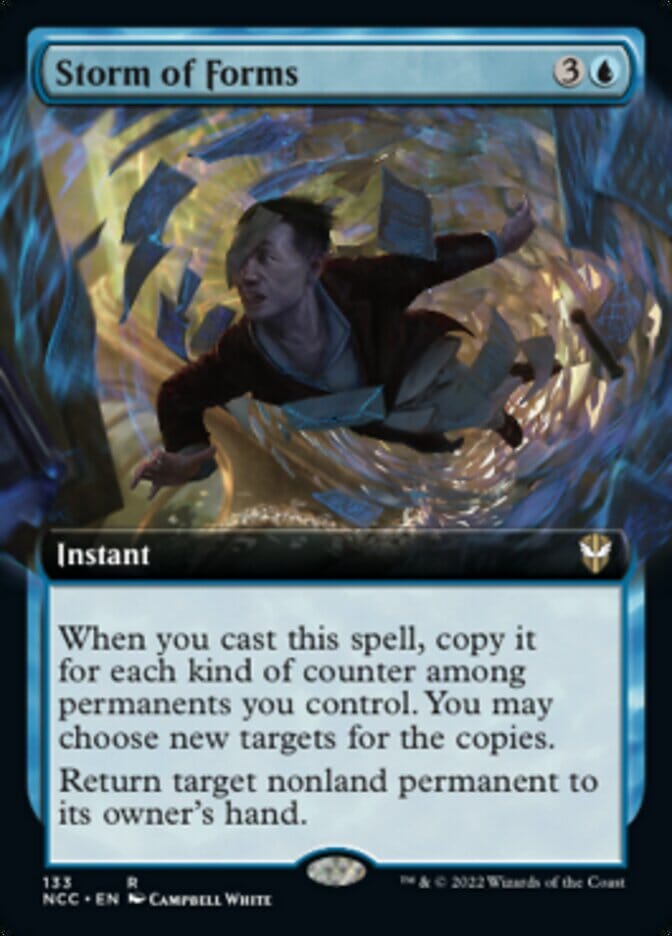 Storm of Forms (Extended Art) [Streets of New Capenna Commander] MTG Single Magic: The Gathering  | Multizone: Comics And Games