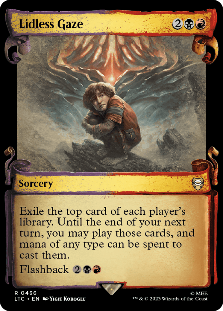 Lidless Gaze [The Lord of the Rings: Tales of Middle-Earth Commander Showcase Scrolls] MTG Single Magic: The Gathering  | Multizone: Comics And Games