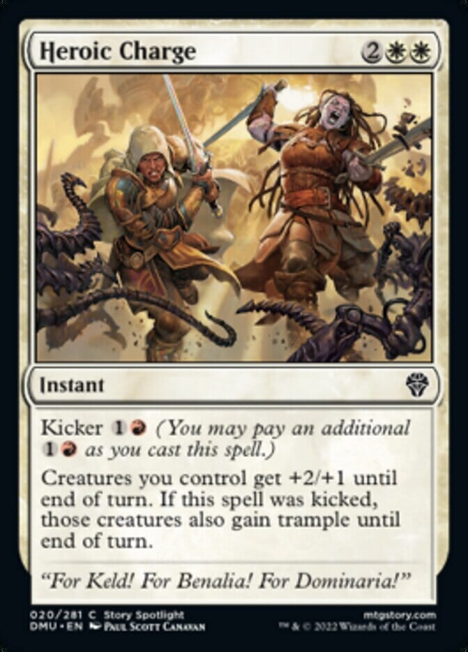 Heroic Charge [Dominaria United] MTG Single Magic: The Gathering  | Multizone: Comics And Games