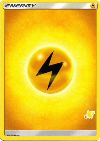 Lightning Energy (Pikachu Stamp #21) [Battle Academy 2020] Pokemon Single Pokémon  | Multizone: Comics And Games