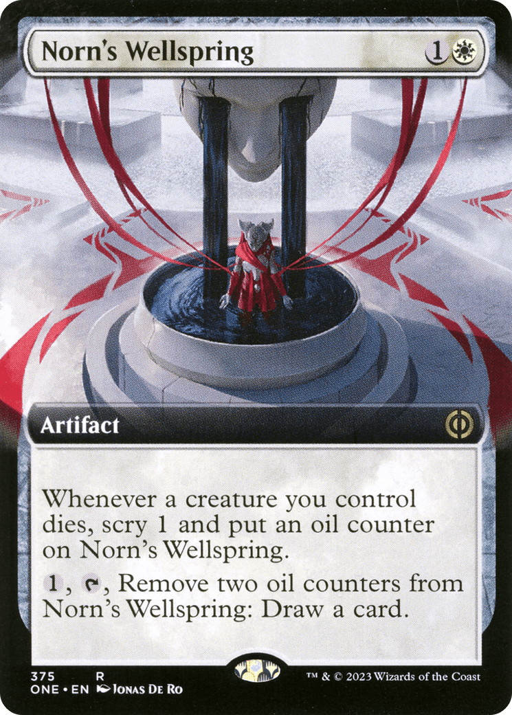 Norn's Wellspring (Extended Art) [Phyrexia: All Will Be One] MTG Single Magic: The Gathering  | Multizone: Comics And Games