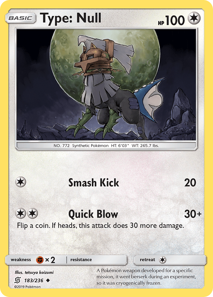 Type: Null (183/236) [Sun & Moon: Unified Minds] Pokemon Single Pokémon  | Multizone: Comics And Games