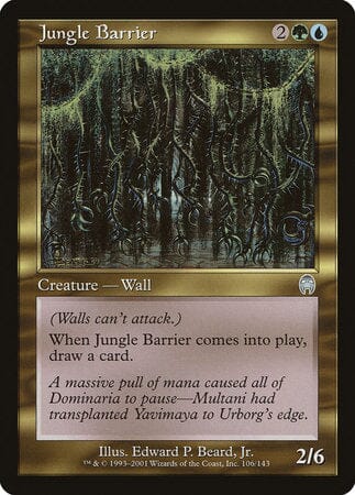 Jungle Barrier [Apocalypse] MTG Single Magic: The Gathering  | Multizone: Comics And Games