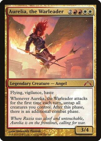 Aurelia, the Warleader [Gatecrash] MTG Single Magic: The Gathering  | Multizone: Comics And Games