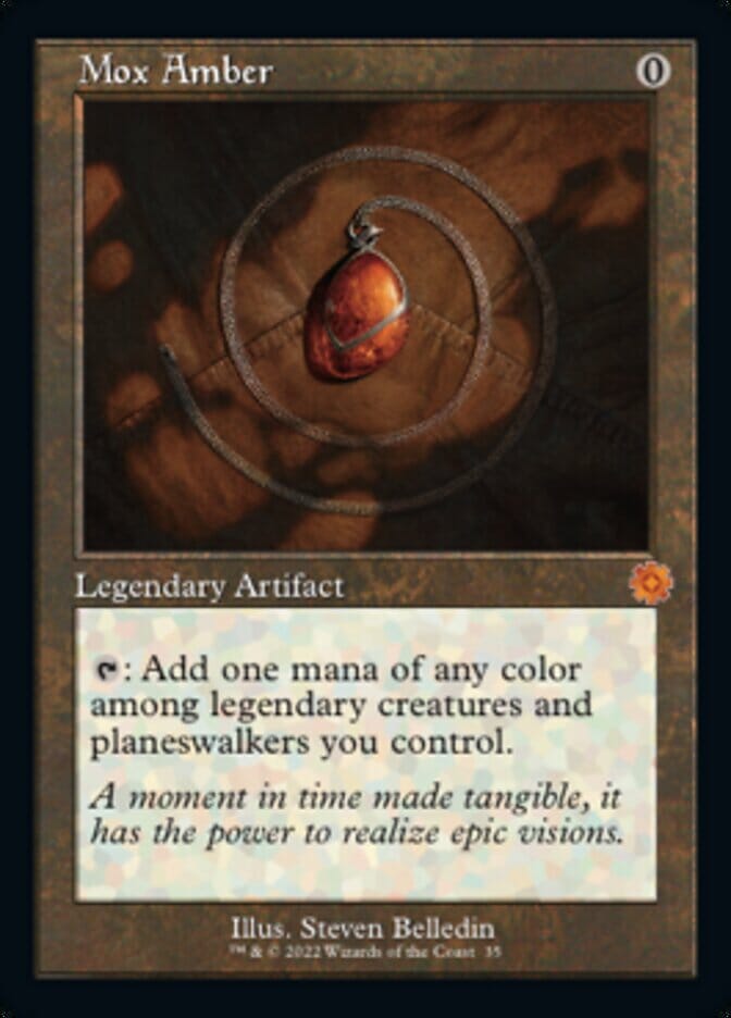 Mox Amber (Retro) [The Brothers' War Retro Artifacts] | Multizone: Comics And Games