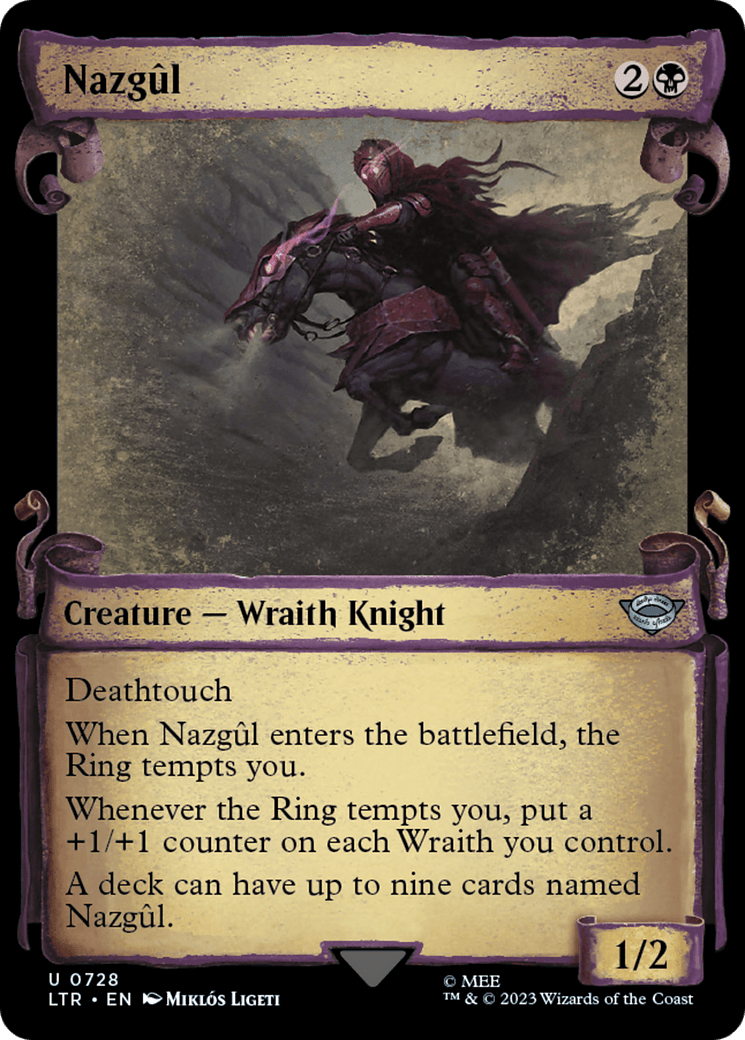 Nazgul (0728) [The Lord of the Rings: Tales of Middle-Earth Showcase Scrolls] MTG Single Magic: The Gathering  | Multizone: Comics And Games