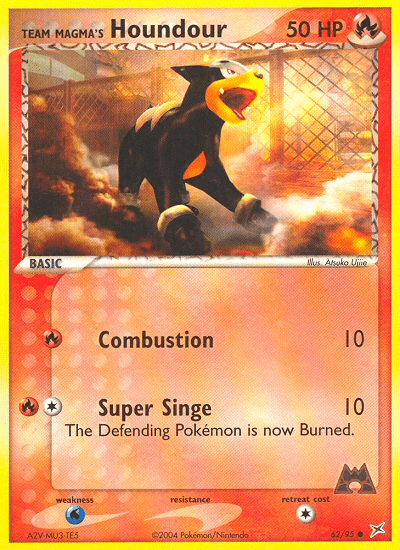 Team Magma's Houndour (62/95) [EX: Team Magma vs Team Aqua] Pokemon Single Pokémon  | Multizone: Comics And Games