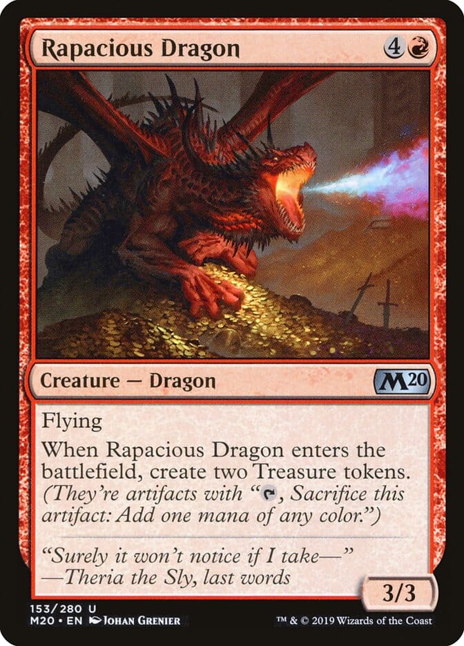 Rapacious Dragon [Core Set 2020] MTG Single Magic: The Gathering  | Multizone: Comics And Games