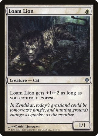 Loam Lion [Worldwake] MTG Single Magic: The Gathering  | Multizone: Comics And Games