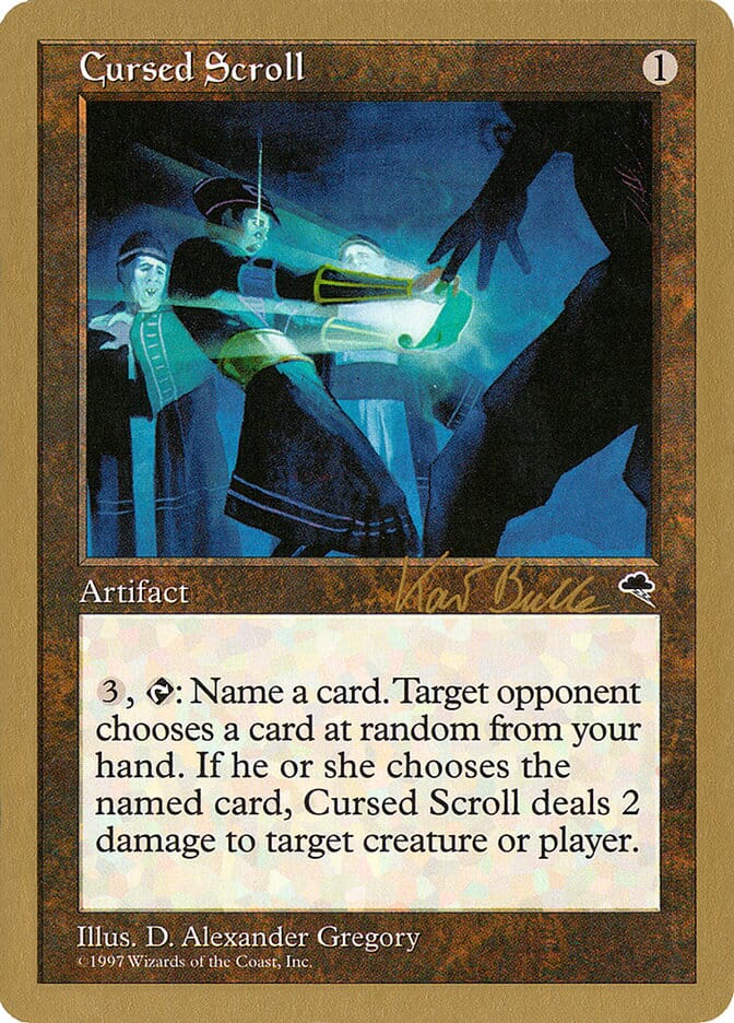 Cursed Scroll (Kai Budde) [World Championship Decks 1999] MTG Single Magic: The Gathering  | Multizone: Comics And Games