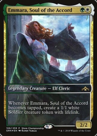 Emmara, Soul of the Accord [Guilds of Ravnica Promos] MTG Single Magic: The Gathering  | Multizone: Comics And Games