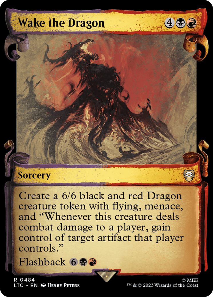 Wake the Dragon [The Lord of the Rings: Tales of Middle-Earth Commander Showcase Scrolls] MTG Single Magic: The Gathering  | Multizone: Comics And Games