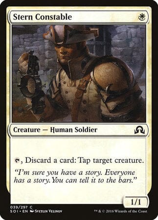 Stern Constable [Shadows over Innistrad] MTG Single Magic: The Gathering  | Multizone: Comics And Games