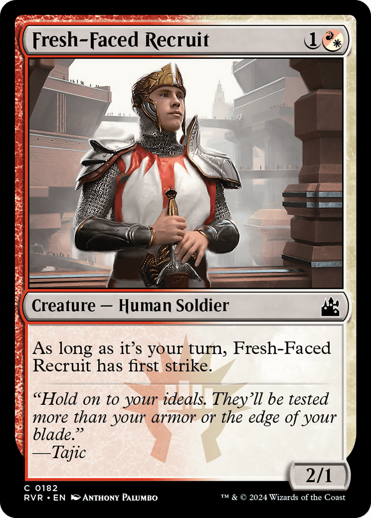 Fresh-Faced Recruit [Ravnica Remastered] MTG Single Magic: The Gathering  | Multizone: Comics And Games