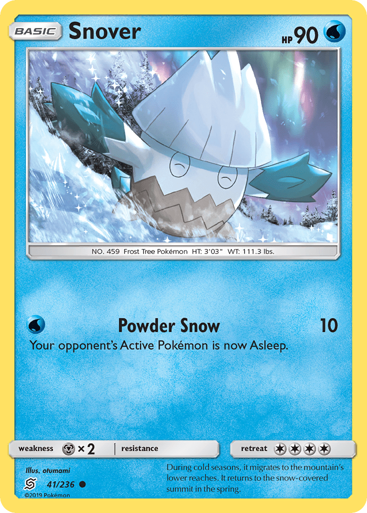 Snover (41/236) [Sun & Moon: Unified Minds] Pokemon Single Pokémon  | Multizone: Comics And Games