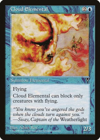 Cloud Elemental [Visions] MTG Single Magic: The Gathering  | Multizone: Comics And Games