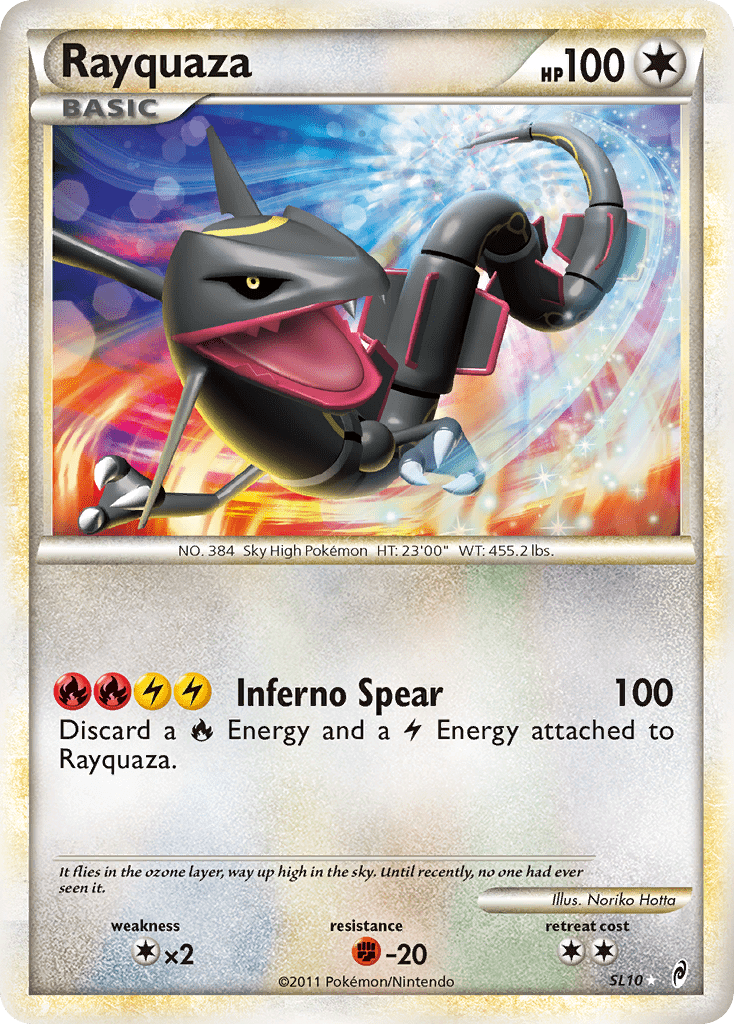 Rayquaza (SL10) [HeartGold & SoulSilver: Call of Legends] Pokemon Single Pokémon  | Multizone: Comics And Games