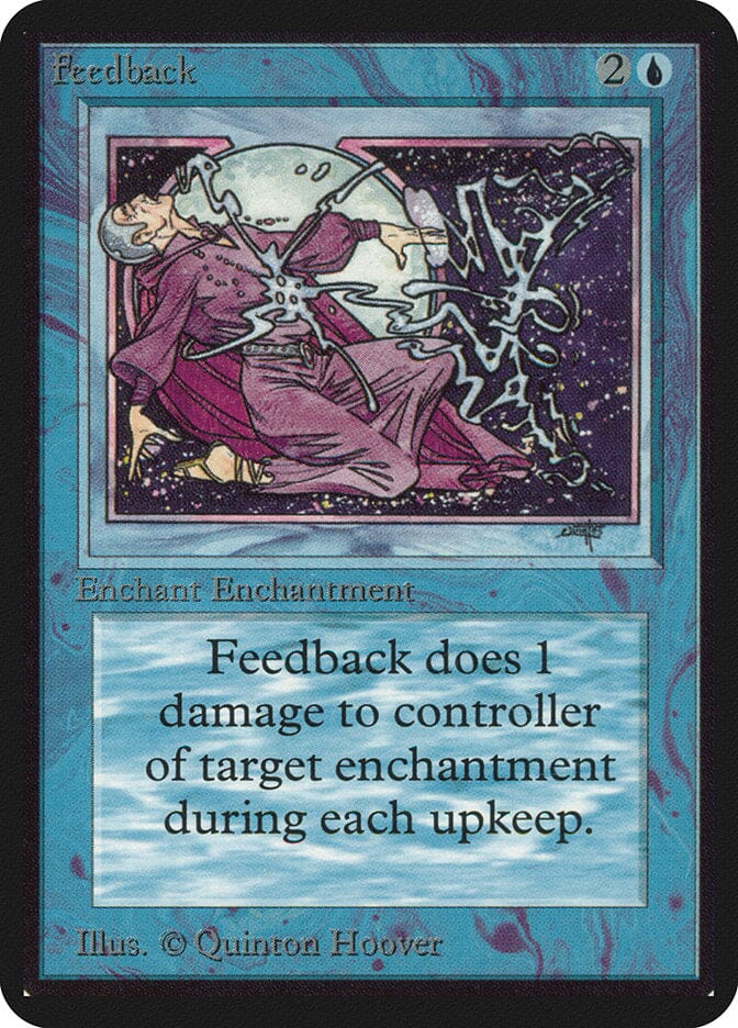 Feedback [Limited Edition Alpha] MTG Single Magic: The Gathering  | Multizone: Comics And Games