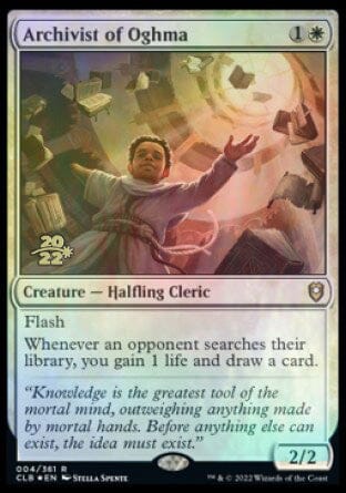 Archivist of Oghma [Commander Legends: Battle for Baldur's Gate Prerelease Promos] MTG Single Magic: The Gathering  | Multizone: Comics And Games