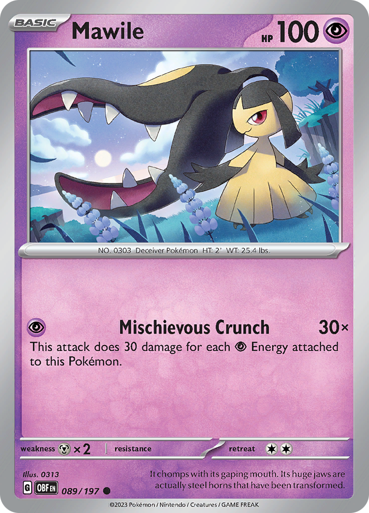 Mawile (089/197) [Scarlet & Violet: Obsidian Flames] | Multizone: Comics And Games