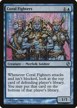 Coral Fighters [Duel Decks: Venser vs. Koth] MTG Single Magic: The Gathering  | Multizone: Comics And Games