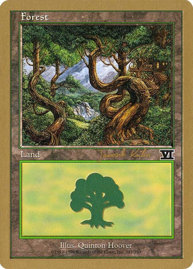 Forest (jk347) (Janosch Kuhn) [World Championship Decks 2000] MTG Single Magic: The Gathering  | Multizone: Comics And Games