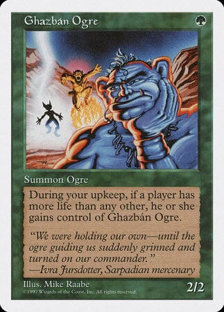 Ghazban Ogre [Fifth Edition] MTG Single Magic: The Gathering  | Multizone: Comics And Games