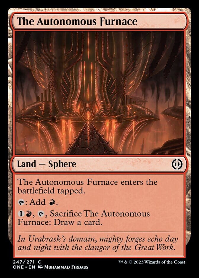 The Autonomous Furnace [Phyrexia: All Will Be One] MTG Single Magic: The Gathering  | Multizone: Comics And Games