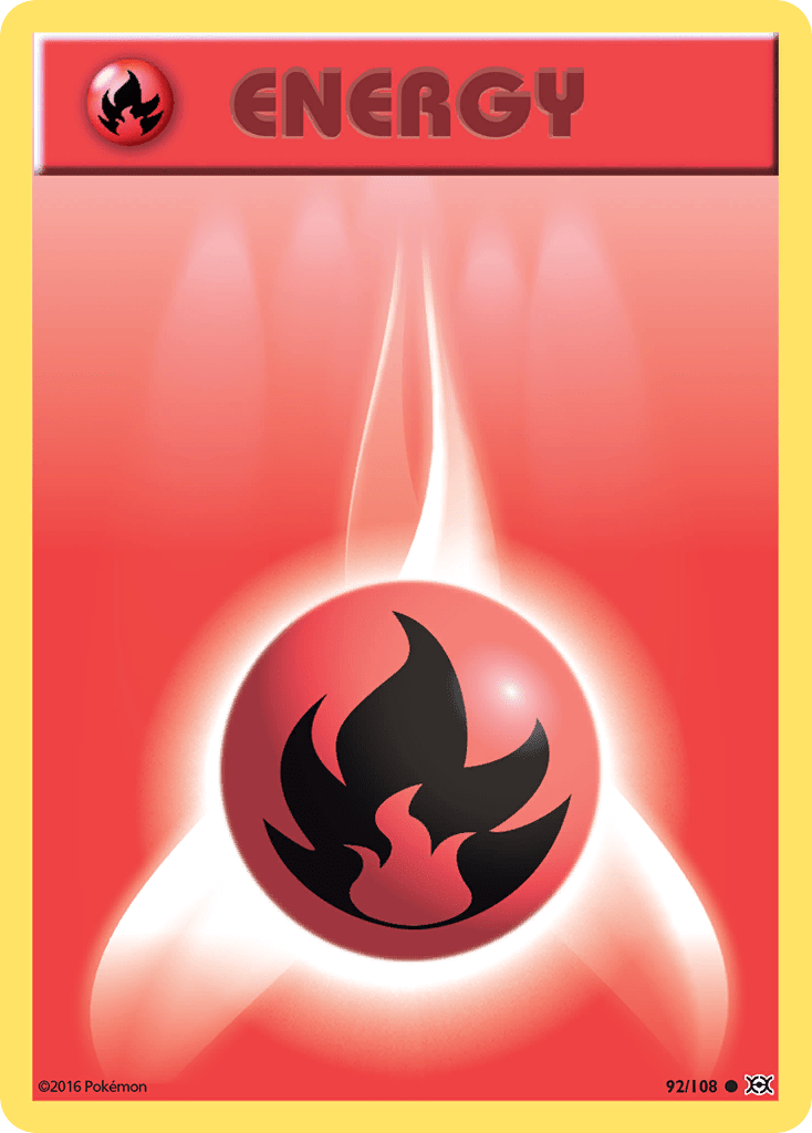 Fire Energy (92/108) [XY: Evolutions] Pokemon Single Pokémon  | Multizone: Comics And Games