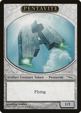 Pentavite Token (Mirrodin) [Magic Player Rewards 2004] MTG Single Magic: The Gathering  | Multizone: Comics And Games