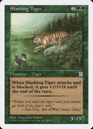 Slashing Tiger [Portal Three Kingdoms] MTG Single Magic: The Gathering  | Multizone: Comics And Games