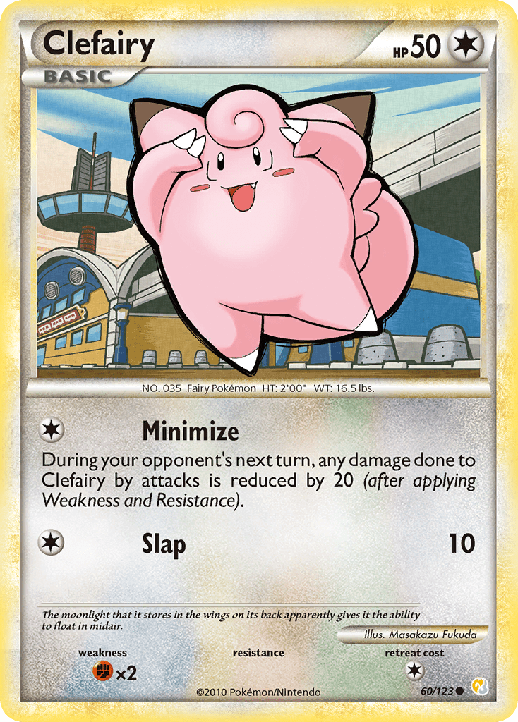 Clefairy (60/123) [HeartGold & SoulSilver: Base Set] Pokemon Single Pokémon  | Multizone: Comics And Games