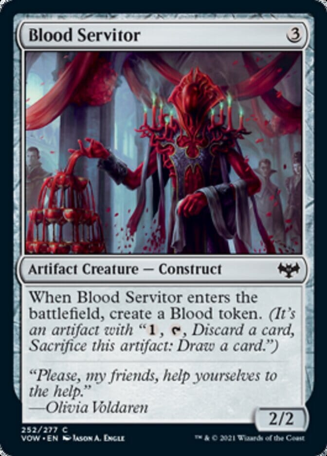 Blood Servitor [Innistrad: Crimson Vow] MTG Single Magic: The Gathering  | Multizone: Comics And Games