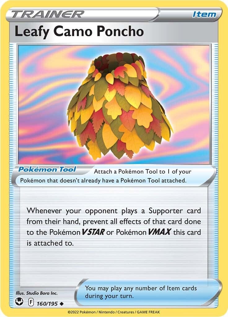 Leafy Camo Poncho (160/195) [Sword & Shield: Silver Tempest] Pokemon Single Pokémon  | Multizone: Comics And Games