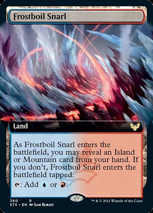 Frostboil Snarl (Extended) [Strixhaven: School of Mages] MTG Single Magic: The Gathering  | Multizone: Comics And Games