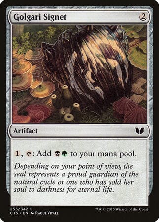 Golgari Signet [Commander 2015] MTG Single Magic: The Gathering  | Multizone: Comics And Games