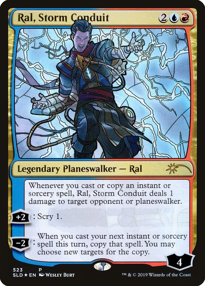Ral, Storm Conduit (Stained Glass) [Secret Lair Drop Promos] MTG Single Magic: The Gathering  | Multizone: Comics And Games