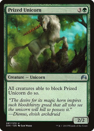 Prized Unicorn [Magic Origins] MTG Single Magic: The Gathering  | Multizone: Comics And Games