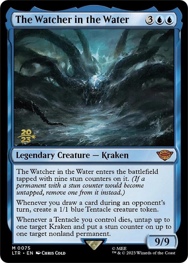 The Watcher in the Water [The Lord of the Rings: Tales of Middle-Earth Prerelease Promos] MTG Single Magic: The Gathering  | Multizone: Comics And Games