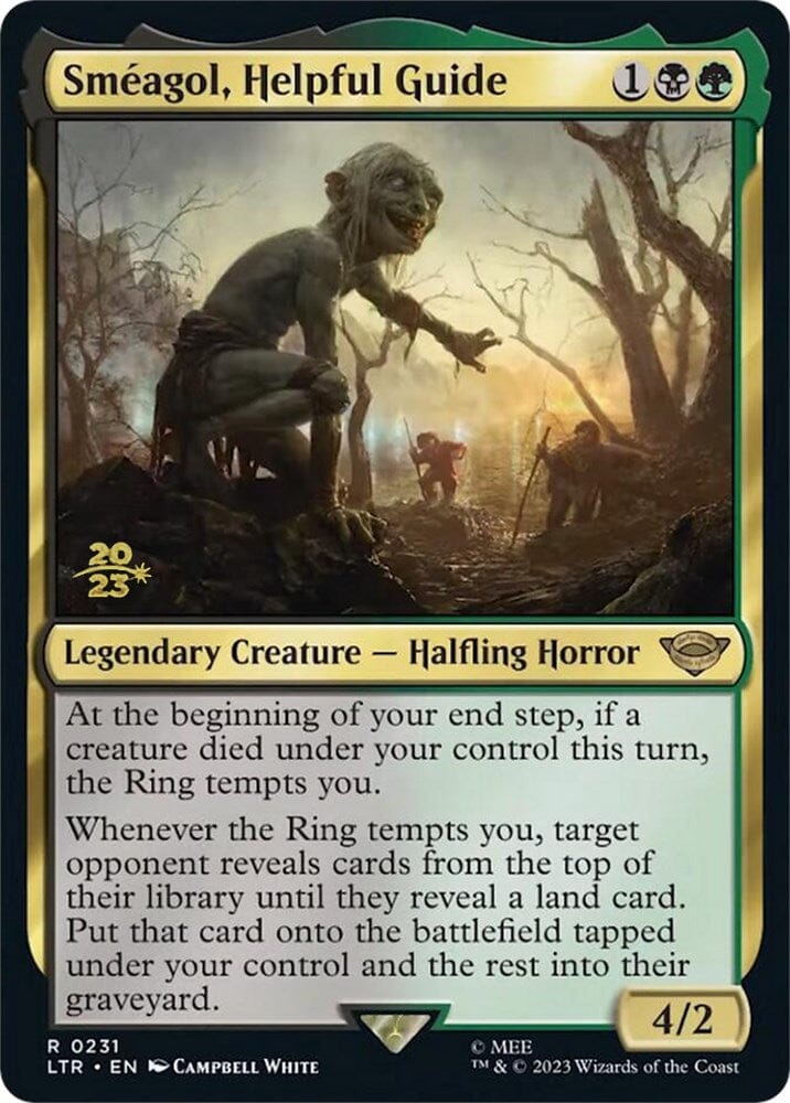 Smeagol, Helpful Guide [The Lord of the Rings: Tales of Middle-Earth Prerelease Promos] MTG Single Magic: The Gathering  | Multizone: Comics And Games