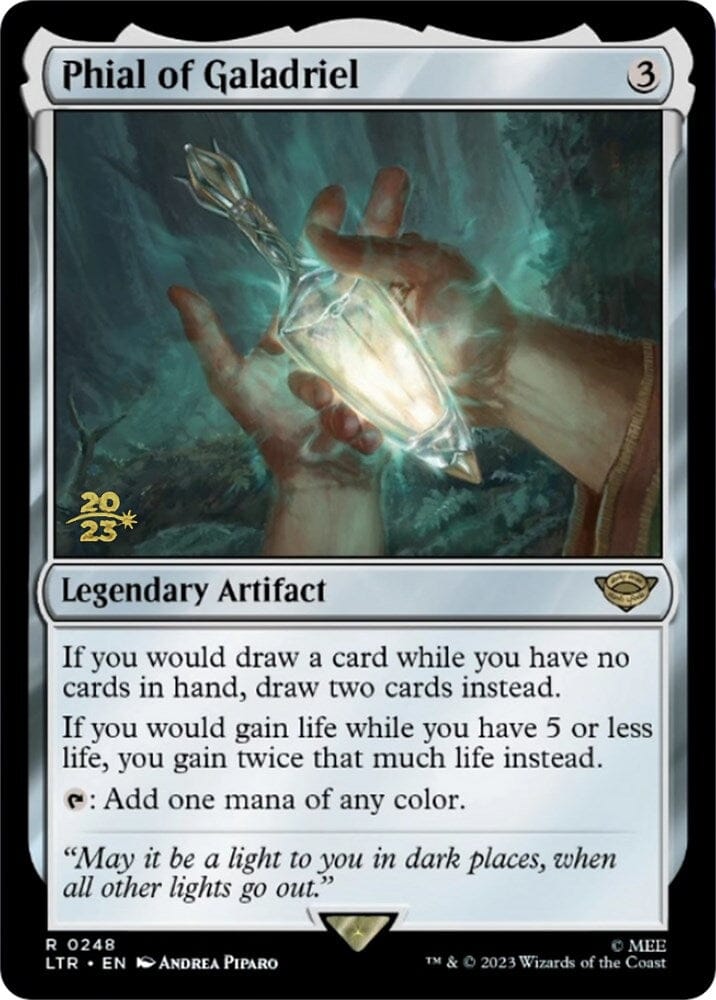 Phial of Galadriel [The Lord of the Rings: Tales of Middle-Earth Prerelease Promos] MTG Single Magic: The Gathering  | Multizone: Comics And Games