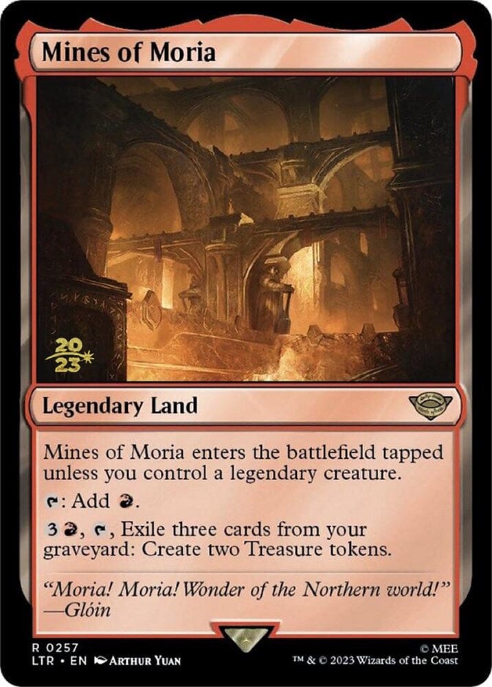Mines of Moria [The Lord of the Rings: Tales of Middle-Earth Prerelease Promos] MTG Single Magic: The Gathering  | Multizone: Comics And Games