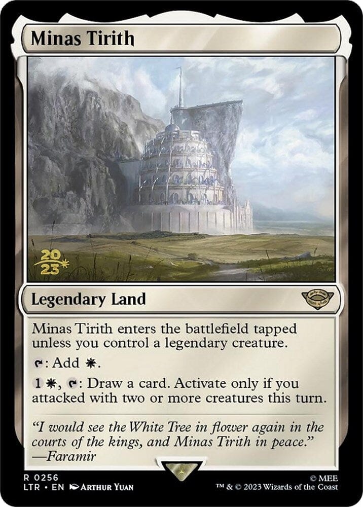 Minas Tirith [The Lord of the Rings: Tales of Middle-Earth Prerelease Promos] MTG Single Magic: The Gathering  | Multizone: Comics And Games