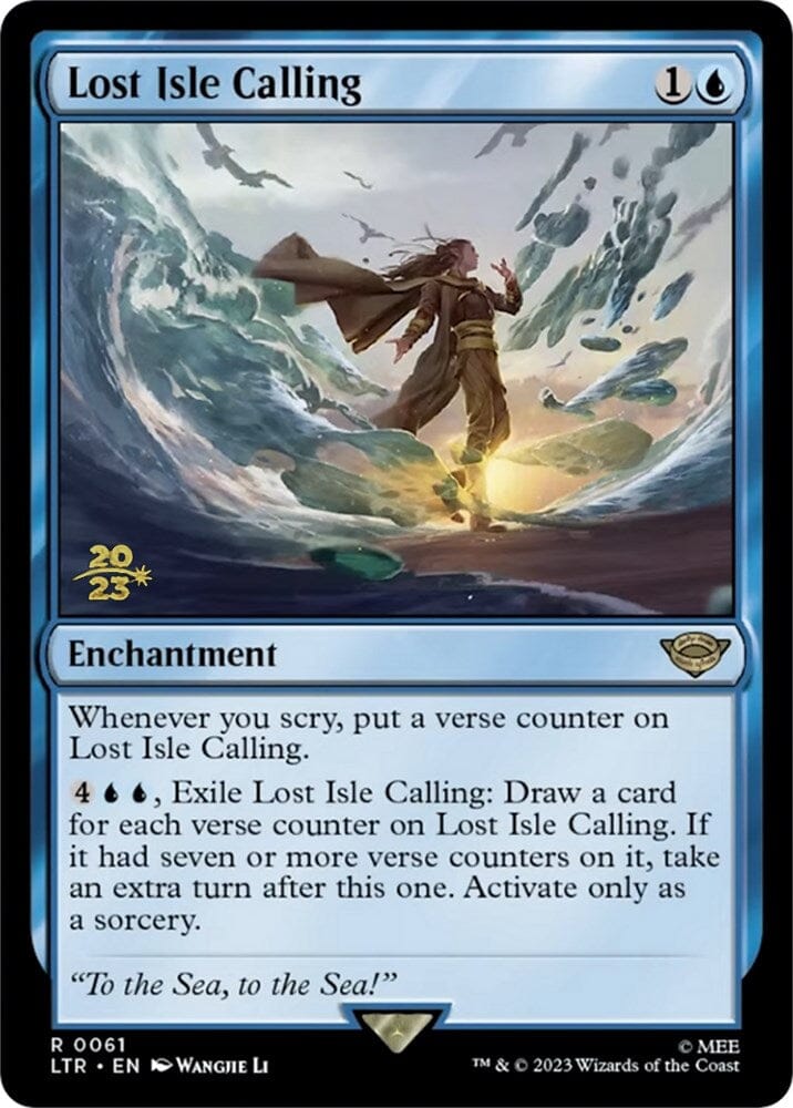 Lost Isle Calling [The Lord of the Rings: Tales of Middle-Earth Prerelease Promos] MTG Single Magic: The Gathering  | Multizone: Comics And Games