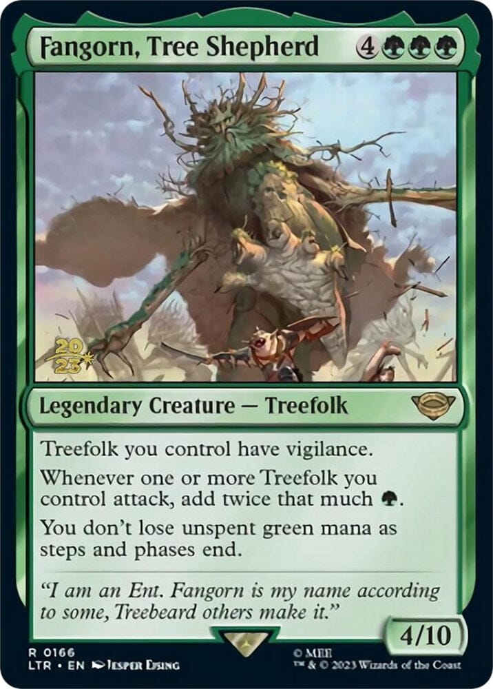 Fangorn, Tree Shepherd [The Lord of the Rings: Tales of Middle-Earth Prerelease Promos] MTG Single Magic: The Gathering  | Multizone: Comics And Games