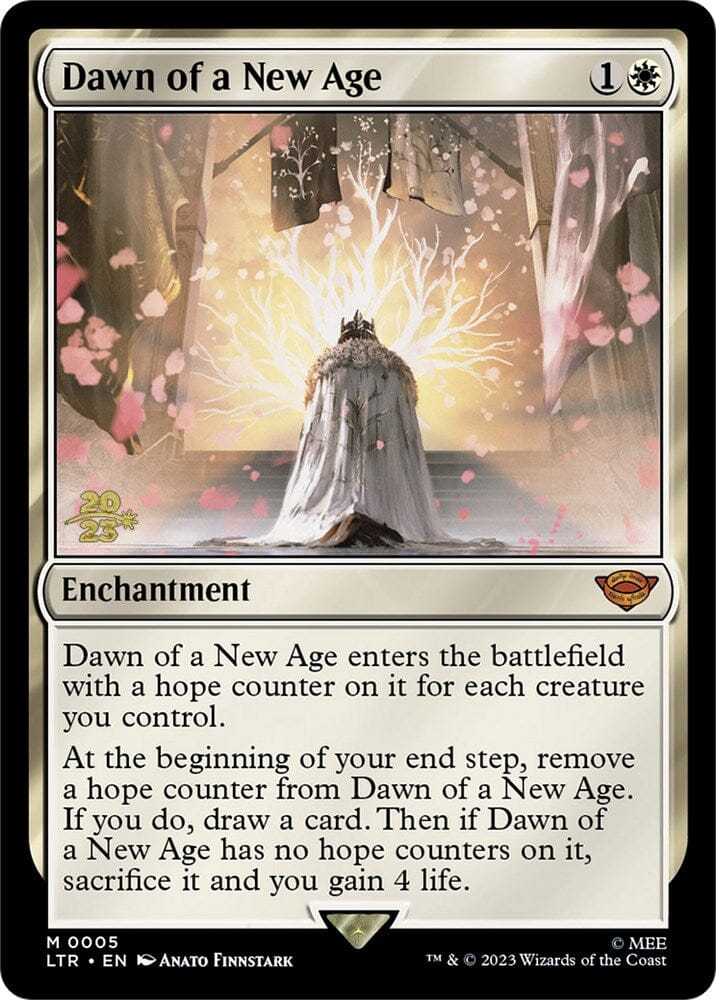 Dawn of a New Age [The Lord of the Rings: Tales of Middle-Earth Prerelease Promos] MTG Single Magic: The Gathering  | Multizone: Comics And Games