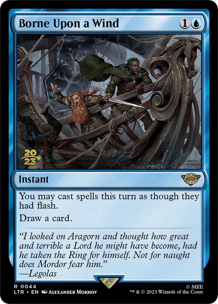 Borne Upon a Wind [The Lord of the Rings: Tales of Middle-Earth Prerelease Promos] MTG Single Magic: The Gathering  | Multizone: Comics And Games